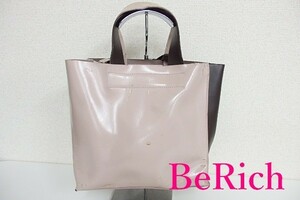 フルラ ハンドバッグ ピンク 茶 ブラウン レザー トートバッグ FURLA 【中古】 sh1080