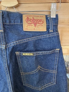  Vintage? Bobson jeans! use impression is light, but somewhat with defect.!