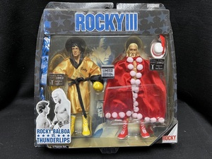 JAKKS：ROCKY SERIES 3 限定2Packs R・バルボア＜S・スタローン＞vs.サンダーリップス＜H・ホーガン＞w/ガウン＆マント　（未開封品）