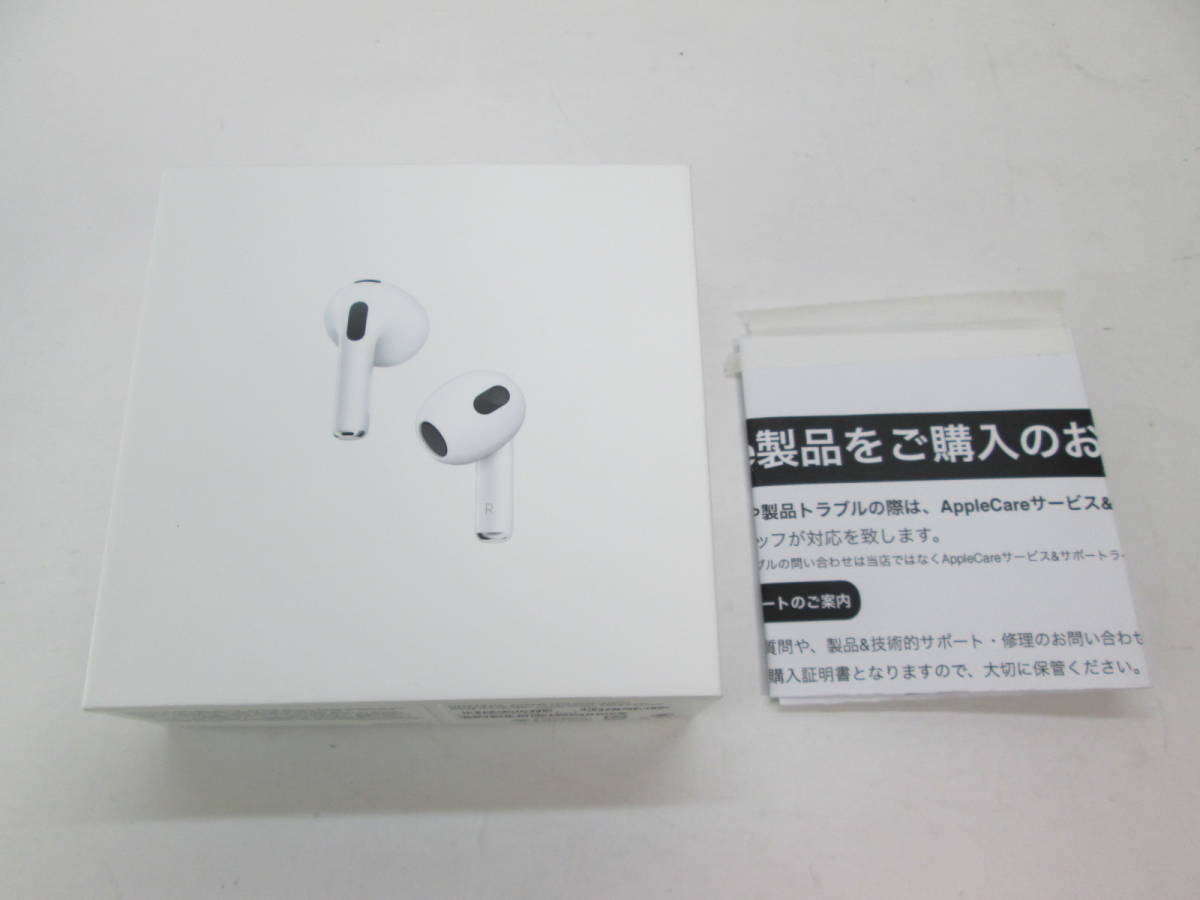 Apple】Air Pods 第三世代 MME73J/A イヤフォン オーディオ機器 家電 