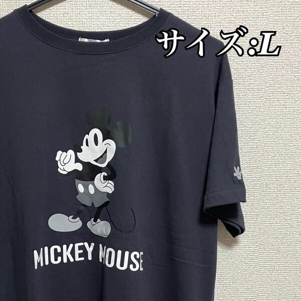 【新品タグ付き】ディズニー　ミッキーマウス　ミッキー　半袖　tシャツ L Tシャツ　レディース