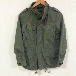 H2548NL Johnbull Johnbull size S military jacket Zip up jacket blouson JACKET khaki lady's cotton 100%