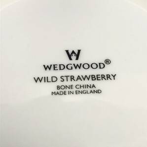 【未使用保管品 ウェッジウッド ワイルドストロベリー ウィンザー トレイ プレート WEDGWOOD】の画像4