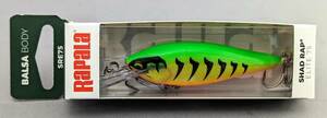 即決!!ラパラ★シャッドラップ エリートSRE75 GDFT★新品 Rapala SHAD RAP ELITE