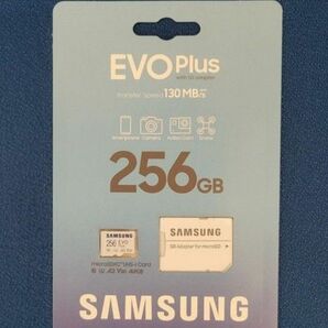 【新品未開封】Samsung microSD 256GB EVO Plus SDHCメモリーカード SDカード SDHCカード