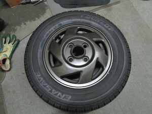 TB★◆ 12inch SET 4本　145R12 LT 6PR　【4H-100】　3.5J+40　バリ山　N-VAN　アクティーなど　リペイント品