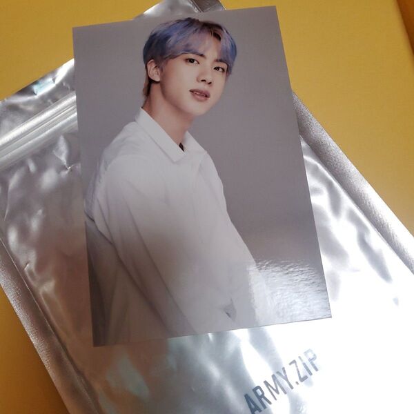 BTS ジン JIN 非売品 公式 生写真 ファンクラブ 継続特典 GLOBAL OFFICIAL FANCLUBグッズ