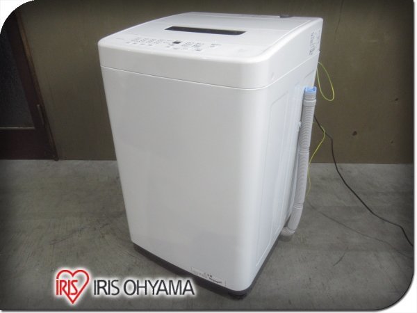 生活家電 洗濯機 アイリスオーヤマ 洗濯機 IAW-T605BL 6kg 2021年製 E281 生活家電 洗濯 
