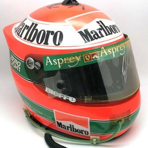 実使用/コード&プラグ、ドリンクチューブ付/サイン入り/1998年/エディー アーバイン/Eddie Irvine/BIEFFE/ヘルメット/フェラーリ/Ferrariの画像1