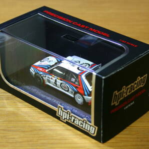 ■絶版品■【hpi-racing】1/43 ランチア デルタ HF インテグラーレ (#4) 1992 モンテカルロ優勝 マルティニの画像3