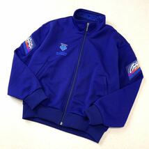 希少 美品 90‘S DESCENTE デサント 東京都 ジャージ トラックジャケット メンズ Sサイズ ブルー_画像1