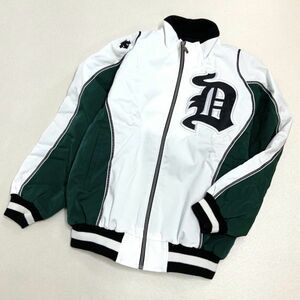  редкий DESCENTE Descente NLBte -тактный roi Tiger s большой Logo с хлопком большой размер жакет мужской O белый зеленый черный бейсбол 