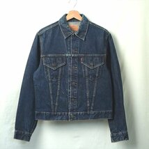 50s60s ビンテージ Levis リーバイス 557XX 紙パッチ Gジャン 3RD 40 濃紺 デニム_画像2