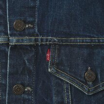 50s60s ビンテージ Levis リーバイス 557XX 紙パッチ Gジャン 3RD 40 濃紺 デニム_画像6