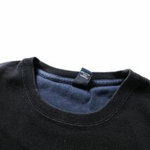 00's ギャップ GAP ヘビーウェイトコットン サーマル Tシャツ 長袖 (XL) 黒 無地 ロンT ロングスリーブ 00年代 旧タグ オールド Y2K 2002年_画像7