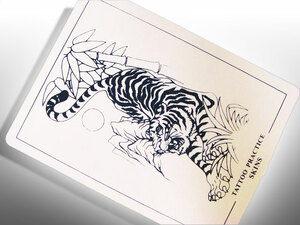 ◆【刺青・TATTOO・タトゥー】◆練習用スキン【 虎 】◆
