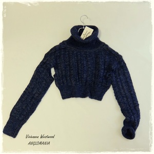  не использовался # Anne Glo любитель #vivienne westwood Vivienne Westwood #38# деформация свитер 