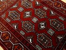 ☆　イラン　トルクメン産　手織りペルシャ絨毯　１２０Ｘ９０ｃｍ　Ｔ-０１５　☆_画像2