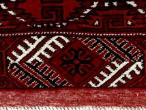 ☆　イラン　トルクメン産　手織りペルシャ絨毯　１２０Ｘ９０ｃｍ　Ｔ-０１５　☆_画像6