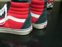 美品上物 使用1回のみ 元箱入 27.5cm Vans SK8-Hi レザー本革 スニーカー メンズ_画像5