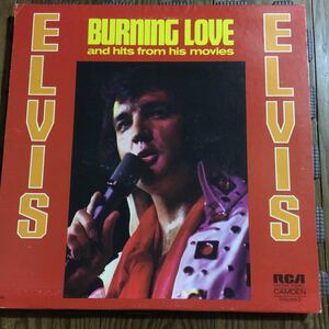 エルヴィス・プレスリー BURNING LOVE from his movies 米国盤レコード