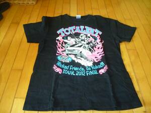 即決●レア　ＴＯＴＡＬ　ＦＡＴ　２０１２年ツアー　Ｔシャツ　黒　Ｌ