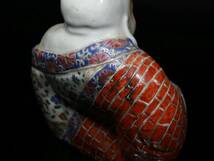 ◆中国陶磁器・粉彩・布袋尊像・置物・座像・景徳鎮・江西◆aa494_画像9