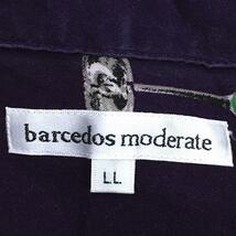 barcedos moderate バルセドス モデラート レーヨンシャツ オープンカラーシャツ 半袖 総柄 カクテル レディース サイズLL_画像5