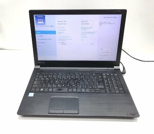 NT: TOSHIBA B55/B 第6世代Core i3-6100U　2.30GHｚ /4GB /500GB/ 無線 マルチ ノート