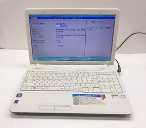 NT: 東芝 B351/22C ○PentiumB940 2.0GHz/メモリ：4GB / 無線/マルチ/ノートパソコン