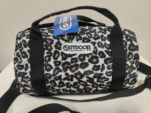  new goods OUTDOOR PRODUCTS Outdoor Products 2Way drum Boston Leopard / duffel bag shoulder leopard print 