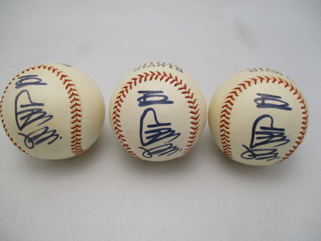 ヤフオク! -直筆サイン・ボールの中古品・新品・未使用品一覧