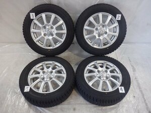 ☆良品☆山あり☆ 4H 100 4.00B +45 13インチ 社外品 weds JOKER アルミホイール 冬用 スタッドレスタイヤ 155/65R13 YOKOHAMA 4本