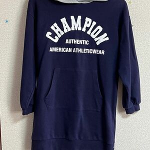 スウェットワンピース Champion トレーワンピース