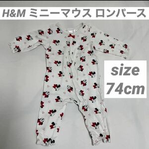 H&M ミニーマウス ベビー ロンパース 74cm