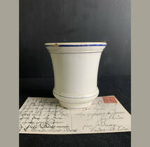 フランス 19世紀 Creil et Montereau クレイユ モントロー ブリュロ Brulot 白磁 陶器 皿 磁器 カップ 珈琲 美術 骨董 アンティーク_画像3