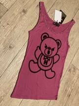 HYSTERIC GLAMOUR HYSTERIC BEARスタッズ付きタンクトップ ヒステリックグラマー HYSTERIC MINI ヒステリックミニ ヒスミニ fxxk bear_画像3