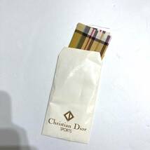 デッドストック 完品 Christian Dior スカート 膝丈 黄色 チェック サイズM ウール OLD 00s 90s ヴィンテージ インナー付 ペチパンツ_画像2