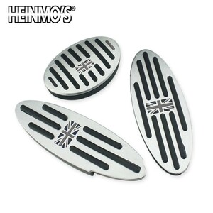 Y1874: foot rest pedal sticker Mini Cooper one R50 R53 R55 R56 R60 R61 F55 F56 F54 F60 Country man Clubman 2/3 piece 