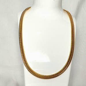 メンズ レディース チェーン 金ネックレス 喜平ネックレス Gold Necklace 18k Gold Plated 鍍金 No2の画像1