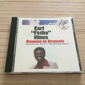 【US盤/CD/Red Baron/AK 48854/92年盤】Earl "Fatha" Hines / Reunion In Brussels ............................. //Swing,Jazz//