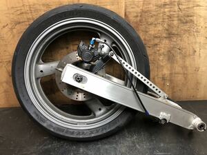 ヤマハ FZ750 1FM 太足 ワイド リア足回り FZR400流用 18×4.00 リアホイール スイングアーム ブレーキキャリパー ディスク スプロケ 一式