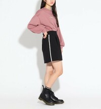 新品　PINK-latte ハイウエストスカート ブラック 16(160cm) 定価2090円_画像2