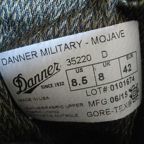 Danner ダナー MILITARY MOJAVE 35220 USMC ミリタリー モハベ ダナーライト GORE-TEX シエラソール US8.5D 26.5cmの画像10