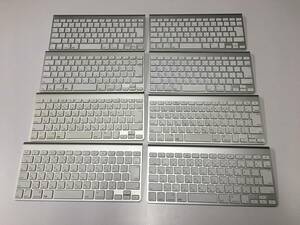 A18987)Apple純正 Wireless Keyboard Bluetooth ワイヤレス日本語キーボード A1314 現状中古動作品8基セット