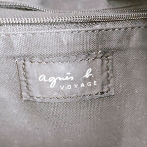 agnes b. VOYAGE アニエスベー ボヤージュ トートバッグ 金具 ブラック レザー 手提げ バッグ ハンドバッグ 鞄 レザートートバッグ の画像9