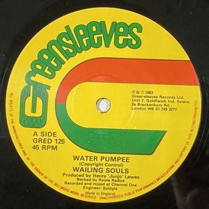 WAILING SOULS / WATER PUMPEE / SHALL UP (12インチシングル)