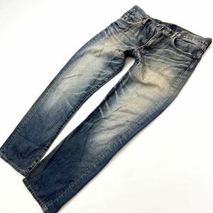 リーバイス ☆ LEVIS 505 505-03 見事な縦落ち♪ デニムパンツ ジーンズ W34 定番 王道 無骨 アメカジ ストリート 古着MIX Y2K■Ja5688