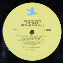 Prestige【 P-24041 : Peterson featuring Stephane Grappelli 】Oscar Peterson_画像8