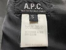 APC アーペーセー Pコート 濃紺 S 中古品 クリーニング後に保管 フランス製 ピーコート_画像6